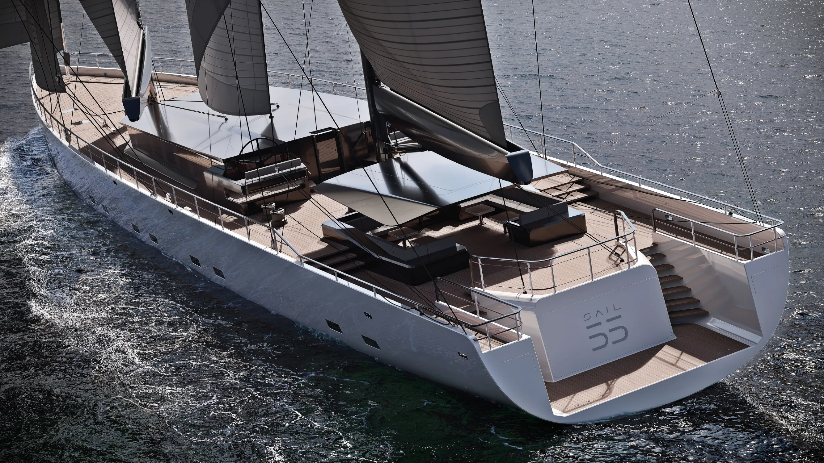 Sail 55 stern